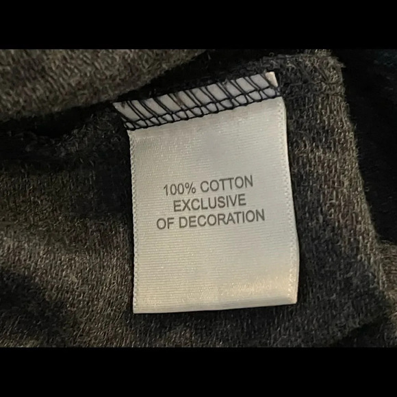 TaylorByrds  Mens Navy Blue 100% Cotton 1/4 Zip Pullover Size M - Picture 10 of 12